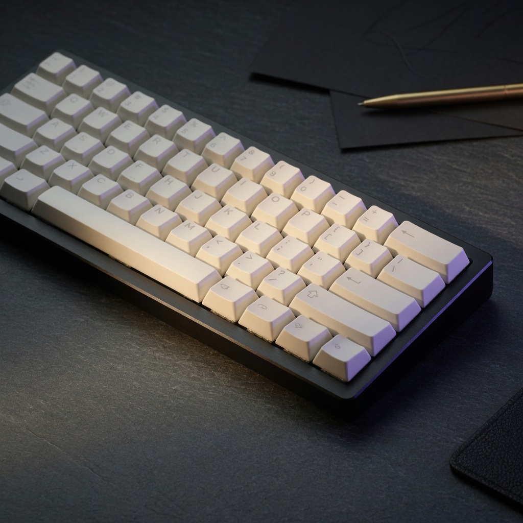 Teclado mecânico compacto